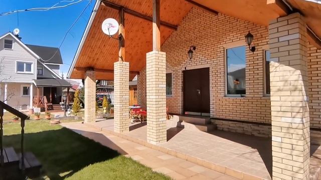 Коттедж с гостевым домом и баней на участке 12 соток смотреть онлайн