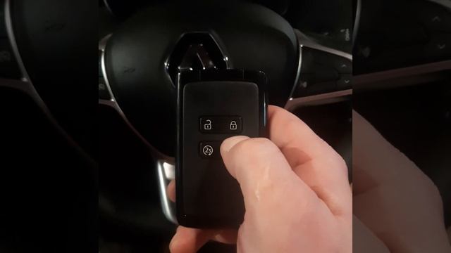 Рено Аркана Стайл. Штатный автозапуск с ключа карты. смотреть онлайн