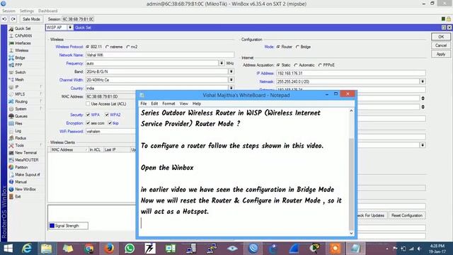 How to Configure a Mikrotik SXT Wireless Outdoor Router in WISP Router Mode ? | Vishal Majithia смотреть онлайн