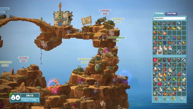 How To Use Worm Stinger | Worms W.M.D Tutorials смотреть онлайн