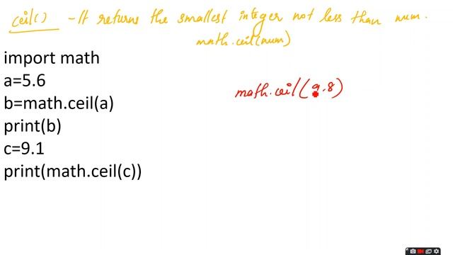 12Built in Functions#math module смотреть онлайн