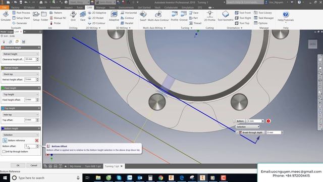 Inventor HSM 2019 Mill/Turn & Post Processor