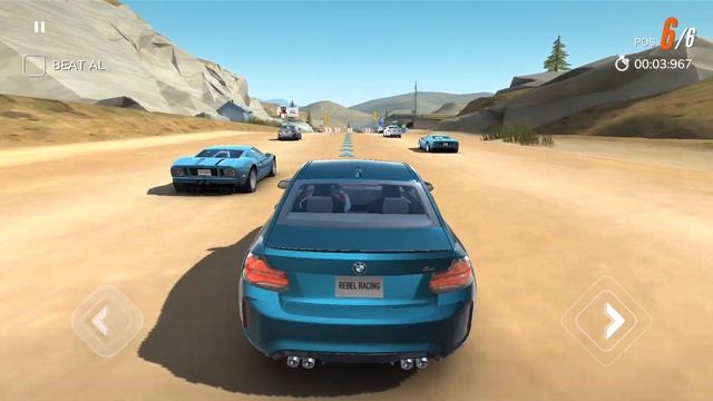 Rebel Racing - Второй босс. Гонка с Эммой. Новые тачки класса A и S (ios) #3
