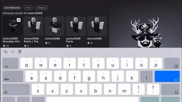 Создаём скин Asimo3089 за 520 робуксов в Roblox смотреть онлайн