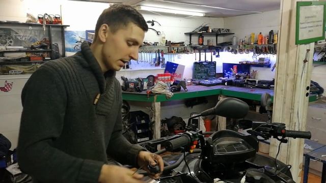 Установка ручек с подогревом на квадроцикл. смотреть онлайн