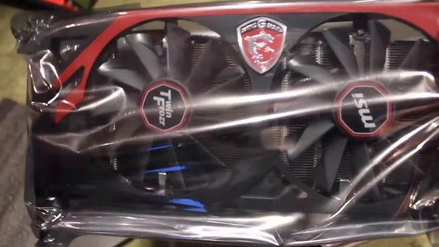 MSI Twin Frozr Geforce 760 GTX OC Unboxing смотреть онлайн