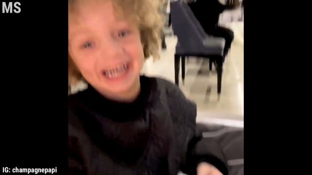 Drake And His Son Adonis Graham Moments смотреть онлайн