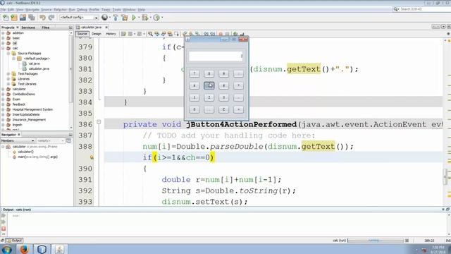 Simple Calculator in JFrame in Java NetBeans Part-4 in Tamil смотреть онлайн