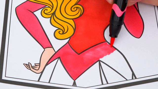 Coloring Princess Aurora Sleeping Beauty Disney Coloring Page Prismacolor Markers | KiMMi THE CLOWN смотреть онлайн