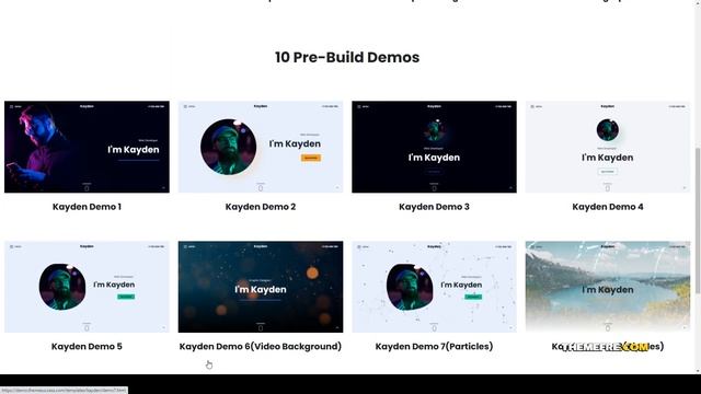 Kayden - Personal Bootstrap 5 HTML Portfolio Template personal cv Ogawa смотреть онлайн