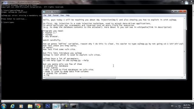 How to install sqlmap and hack site with SQLi used sqlmap Windows смотреть онлайн