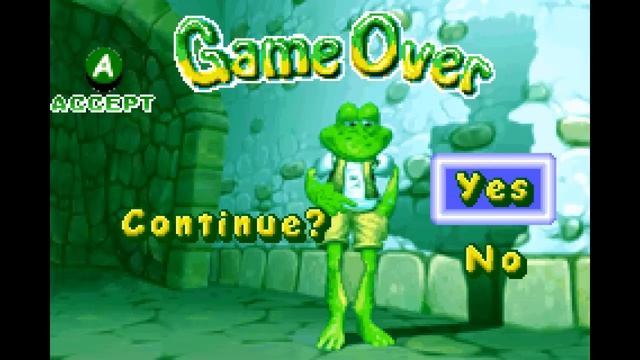 Game Over: Frogger Advance - The Great Quest (GBA) смотреть онлайн