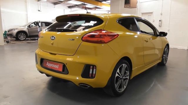 Kia PRO 1.6 CEED GT-LINE ISG CRDI finished in Yellow Flame Metallic , video walkaround ! смотреть онлайн