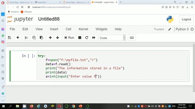 #python#tryexept62.Try with Multiple except blocks in python смотреть онлайн