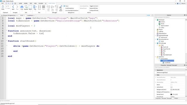 Script Your Own Minigames | EP1 Map Changing and Announcements | Roblox Scripting Tutorial смотреть онлайн