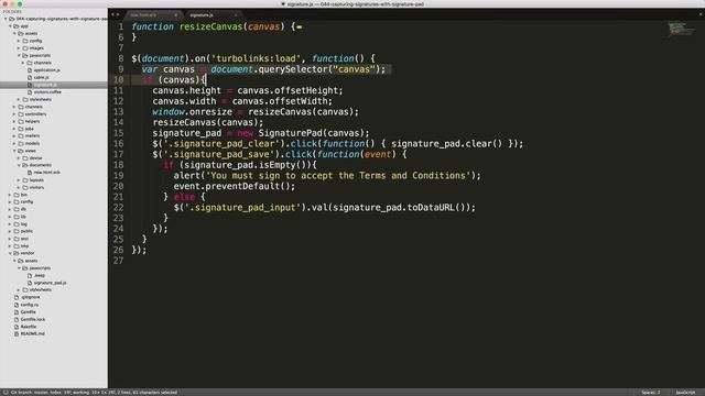 Episode #044 - Capturing Signatures with Signature Pad смотреть онлайн