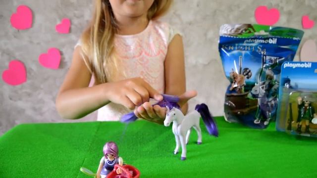 Принцесса,рыцарь и разбойники.Мини наборы Плеймобил -открываем и играем Playmobil. смотреть онлайн