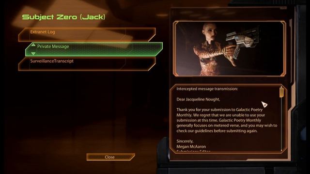Mass Effect 2 - Shadow Broker Dossier: Subject Zero(Jack) смотреть онлайн