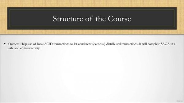 1 Structure of the course