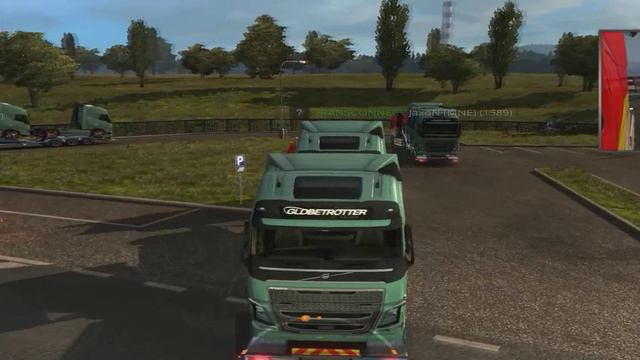 Euro Truck Simulator 2 ~ Transconnect Konvoj 11/10/2015 [60FPS] смотреть онлайн