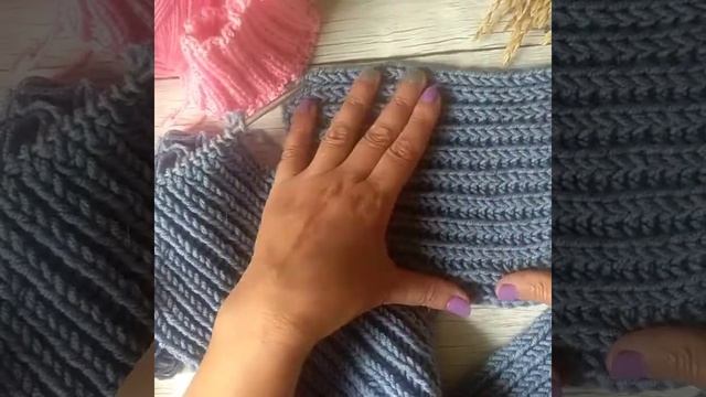 Шарф английской резинкой /Экспресс мастер класс / смотреть онлайн