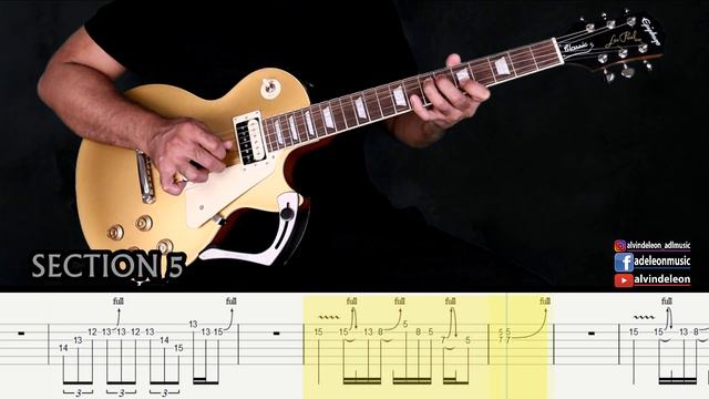 HOW TO PLAY Guns N Roses Don't Cry Guitar Solo with Tabs (Direct and Concise) смотреть онлайн