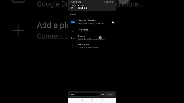 How To Save A Document on Microsoft Excel Phone App To Google Drive Directly смотреть онлайн