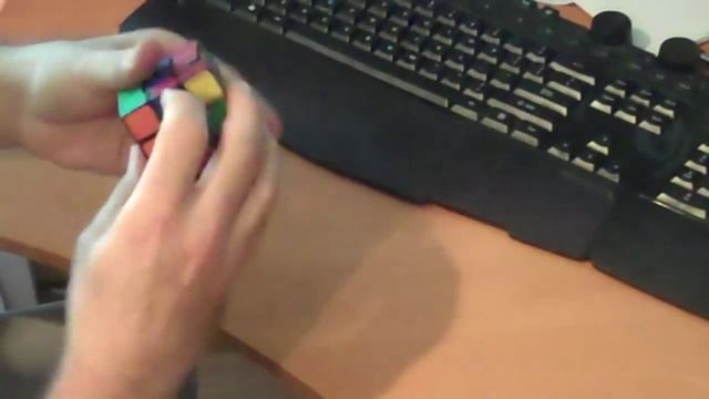 3x3x3 Rubik's Cube keyhole method with basic OLL and PLL смотреть онлайн