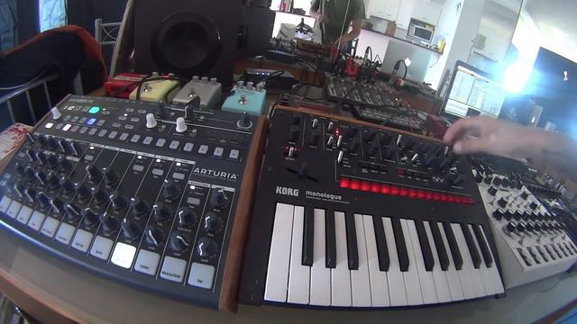 Mask Media [Arturia Drumbrute + Korg Monologue] смотреть онлайн