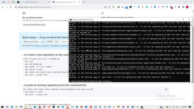 1. Uploading to git смотреть онлайн