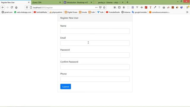 Laravel 7 Tutorial - Client Side Form Validation смотреть онлайн