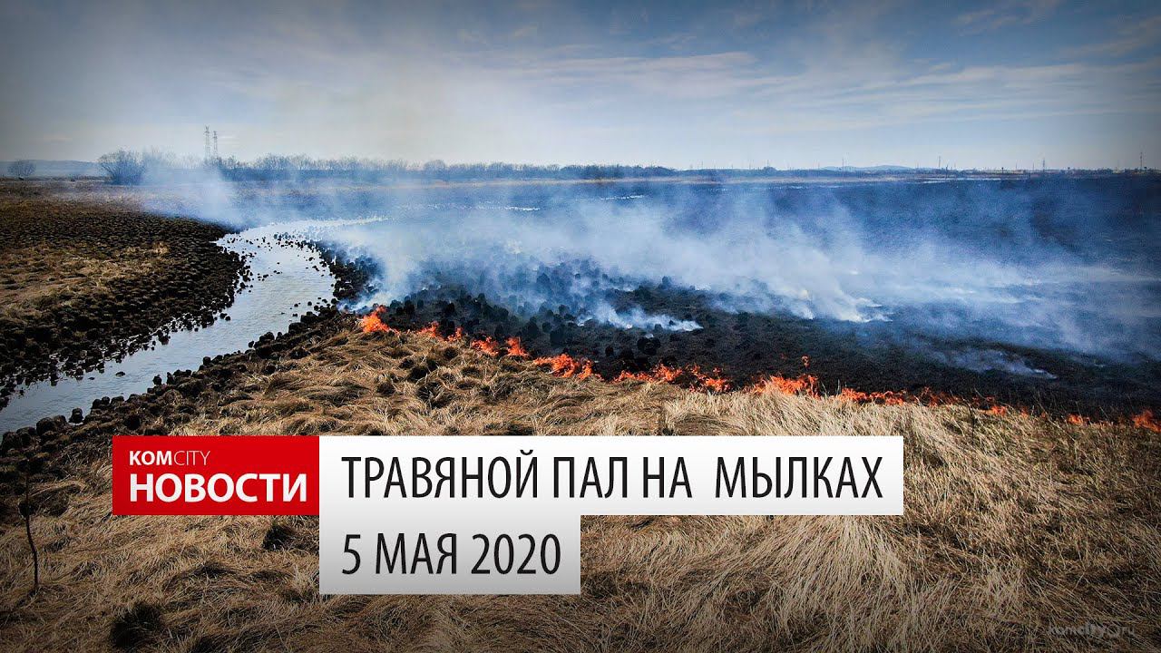 Komcity News — Травяной пал на Мылках 5 мая 2020 смотреть онлайн