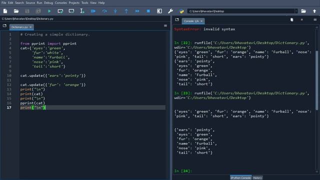 13. Dictionary in Python || How to update Dictionaries Key and Value Python Programming Tutorial смотреть онлайн