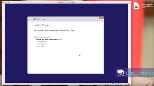 How to Install Windows 8.1 in VirtualBox (Oracle VM) on Mac смотреть онлайн
