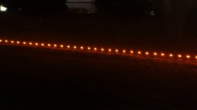 Светодиодные подсветка бордюров на территории привокзальной площади г.Невинномысска. смотреть онлайн