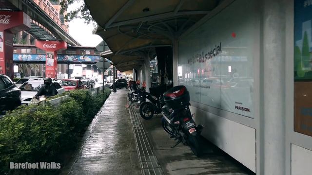 Bukit Bintang, Kuala Lumpur | Walking Tour In 4K | Malaysia, December 2022 | Barefoot Walks