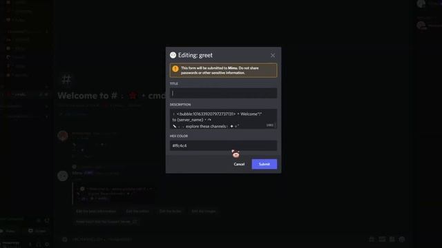 UPDATED! Mimu greet message ☂️| discord tutorial | mswannyy смотреть онлайн