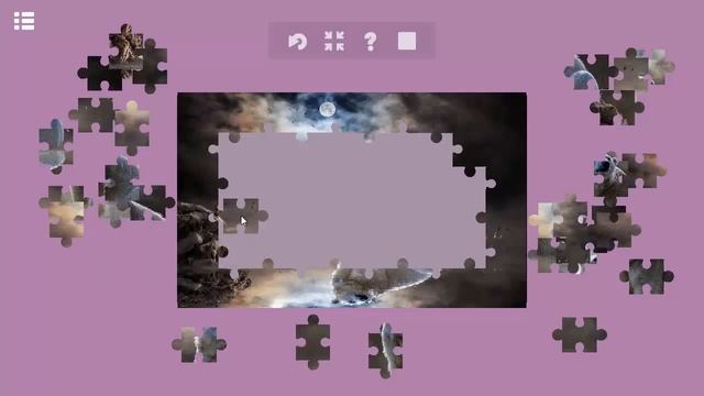 Jigsaw Puzzle - Animals - POLAR BEAR Gameplay 60 pieces. Tribus Games Indie смотреть онлайн
