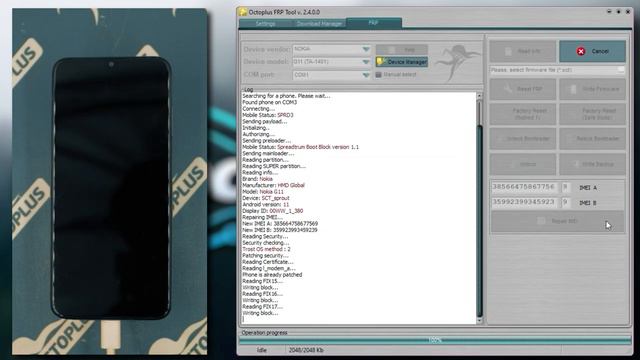 Repair IMEI with Octoplus FRP Tool 🔧 Restore Your Spreadtrum devices Identity! 🔧 (720p60fps)