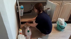 Минимализм на моей маленькой кухне 5кв.м// Мотивация на уборку// Уборка на кухне//