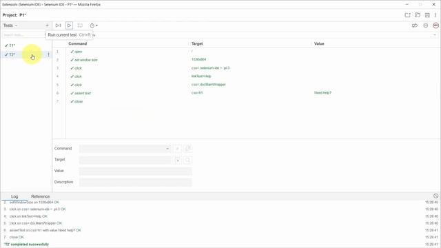 How to record a web test using Selenium IDE and create a test suite смотреть онлайн