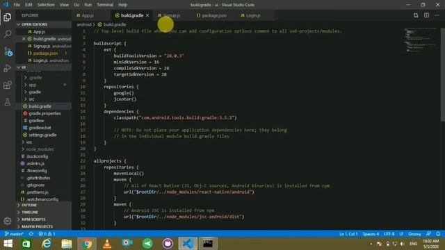 Firebase Setup in React native App | React native tutorial смотреть онлайн