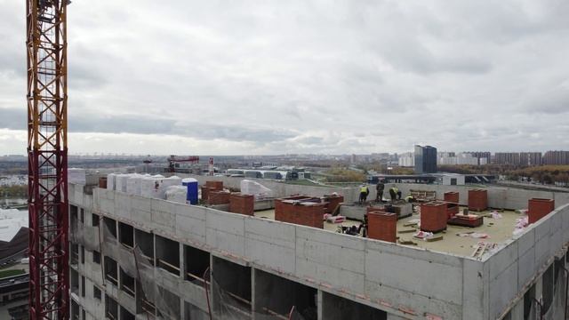 ЖК Инновация — съёмка с воздуха (октябрь 2022) смотреть онлайн