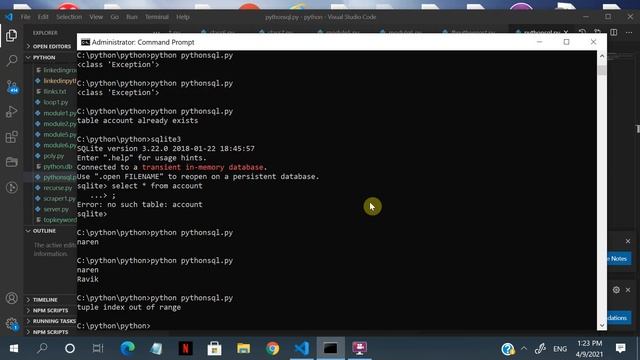 Learn Python : Python SQLite - Create Table смотреть онлайн