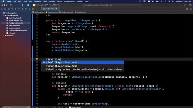 Text Recognition with Vision in App (Swift 5, ML, Xcode 12, 2022) - iOS Development смотреть онлайн