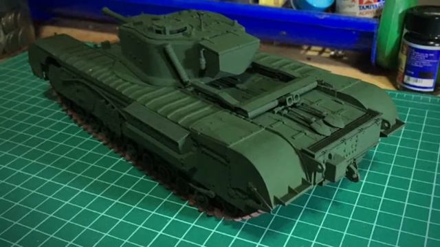 Model tank Churchill Mk.VII 1/35 tamiya смотреть онлайн