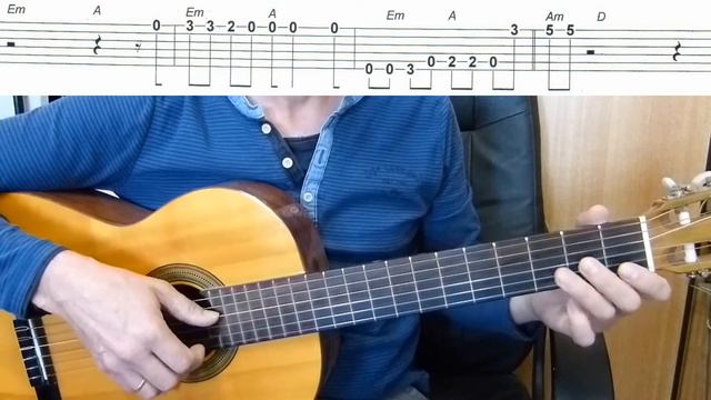 Venus (Yeah, Baby, She's Got It)- Shocking Blue - Easy Guitar melody tutorial + TAB Guitar lesson смотреть онлайн