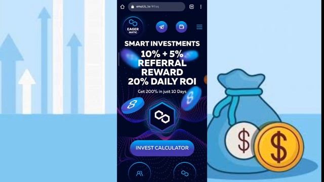 NEW EARNING WEBSITE: EAGER MATIC ( EARN 20% DAILY ROI смотреть онлайн