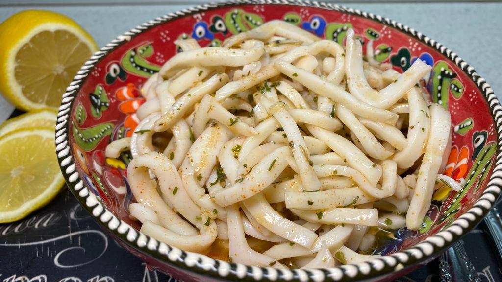 Маринованные кальмары - просто тают во рту! смотреть онлайн