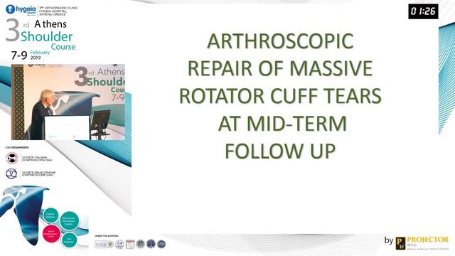 Massive cuff tears. The challenge of repair - Emmanouil Antonogiannakis смотреть онлайн